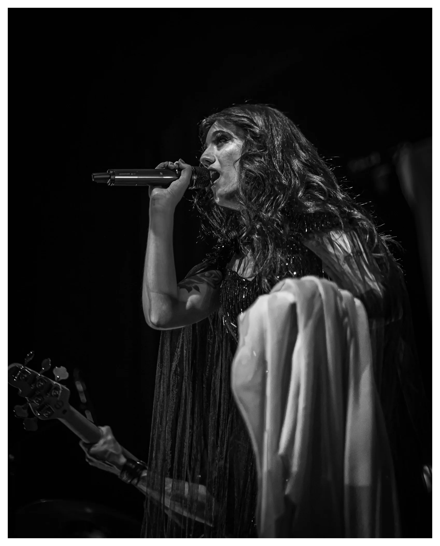 Eloísa de Castro en escena durante Viaje al Gineceo
