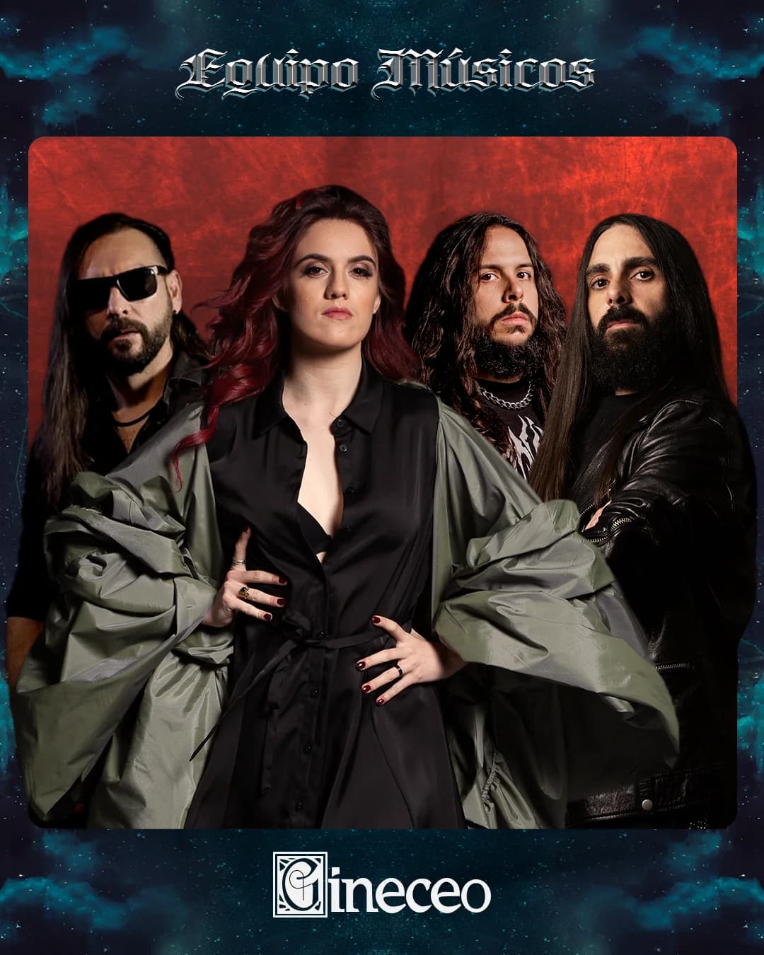 Equipo de músicos del espectáculo