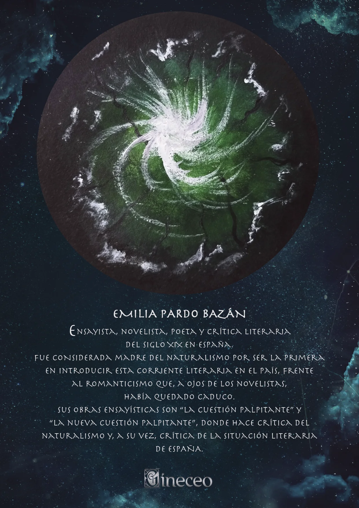 Emilia Pardo Bazán, Rerum Natura - Lámina